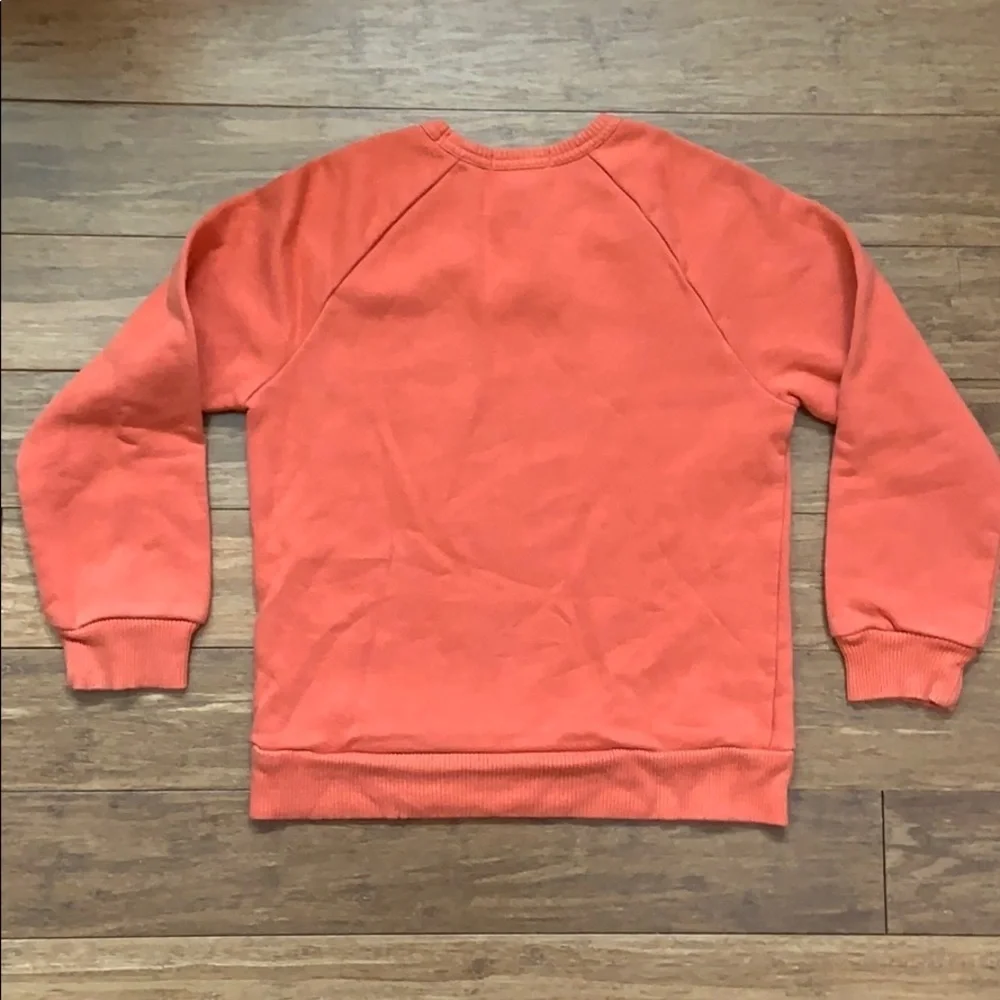 ☀️ 3/$36 or 2/$30  GAP Boys Sweatshirt Orange/Navy Sz Small